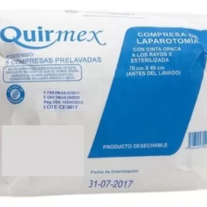 COMPRESA PARA LAPAROTOMíA 70 CM x 45 CM