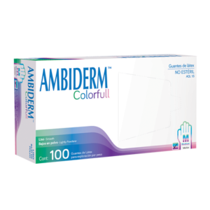 GUANTES AMBIDERM COLORFULL