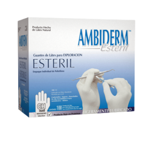 GUANTES AMBIDERM ESTERIL PARA EXPLORACIÓN