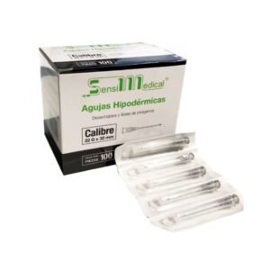 AGUJAS NEGRAS 22 G X 32 MM