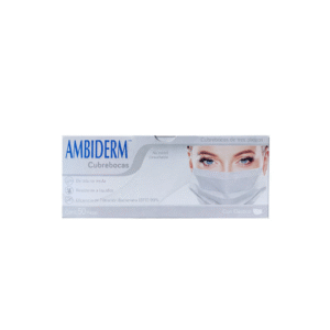 cubrebocas blanco tricapa para uso medico o diario antibacterial